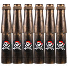 6 Plastic Pirate Telescopes for Party Favor Supplies