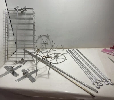 vtg Charmglow III Electric Rotisserie Shishkebab skewer Wheel Basket Grill PARTs - Image 1 of 4