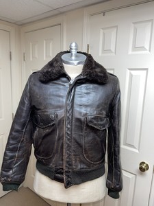 goatskin bomber jacket