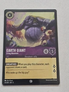 Lorcana Earth Giant - Living Mountain (41/222) Shimmering Skies NM FOIL - Picture 1 of 11