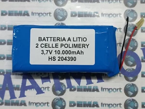 Batterie a litio ricaricabile 3,7 v 10.000mAh 204390 digitale ups acustica - Foto 1 di 4