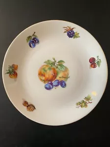 Plato de fruta checo 7,5" de diámetro Checoslovaquia fina bohemia China - Imagen 1 de 4