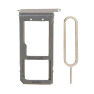 Original Samsung Galaxy S7 Edge SIM Card Tray Holder with Eject Tool - Rose - Photo 1 sur 2