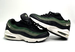 NIKE AIR MAX '95 GS BLACK/SAIL-FIR-LICHEN RUNNING SHOES ( 905348 027 ) SIZE 6Y - Picture 1 of 17