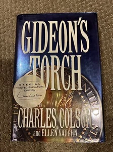 Gideon's Torch by Ellen S. Vaughn and Charles Colson (1995, Hardcover) - Picture 1 of 3