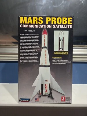 林德伯格火星探测器通信卫星模型套件 91003 ~ 密封 全新带盒 — 第 1/3 张图片