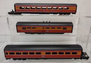 Key Imports Brass N Scale Southern Pacific Daylight 3-car Diner Set CS #105 - Picture 1 of 11
