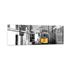 Wandbilder 160x50cm Glasbild Stra�enbahn Portugal Lissabon XXL Bilder Wanddeko