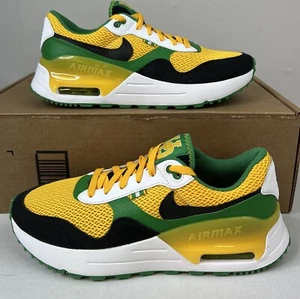 OREGON DUCKS NIKE Black Air Max SYSTM Shoe Mens Sz 8.5 Womens Sz 10 - Picture 1 of 9