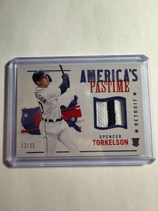K156,169- 2022 Panini America's Pastime Swatches = Gold #20 Spencer Torkelson/25 - Picture 1 of 1