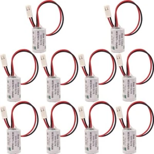 10 Pack LS14250 3.6V PLC Battery for Siemens 6ES7971-1AA00-0AA0 PLC S7-300 - Picture 1 of 4
