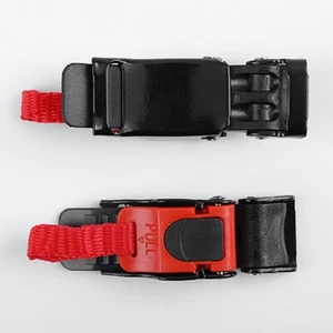 2Pcs Replacement Helmet Quick Release Clip Chin Strap MotorcycleBike Pull Buckle - Foto 1 di 3
