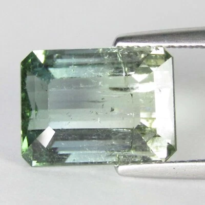 5.72Cts Stunning Natural Bi-Color Tourmaline Emerald Cut Mozambique Gemstone - Image 1 of 4