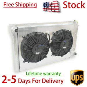 3 ROW Radiator Shroud Fan For 1977-1982 Chevy Corvette C3 350 305 5.7L/5.0L V8 - Foto 1 di 12