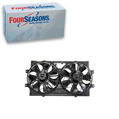4 Seasons Dual Radiator and Condenser Fan Assembly For 1995-1997 Chrysler Cirrus - Image 1 of 4