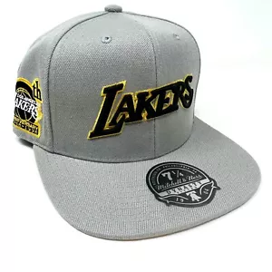 Mitchell & Ness Los Angeles Lakers 50th Anniversary Gray Cap Hat - Size 7 (1/4) - Picture 1 of 7