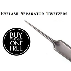 Eyelash Extension Separator Pointed Tweezers Beauty Eyelash Tool Finest Pick - Picture 1 of 1