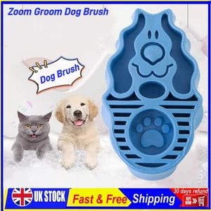Dog Brush, Zoom Groom Dog Brush Long Short Haired Puppy Washing Grooming - Picture 1 of 11