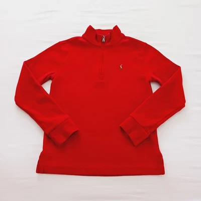 Polo Ralph Lauren Boys 7 Long Sleeve  Shirt Flesh Pony 1/4 Zip Red - Image 1 of 4