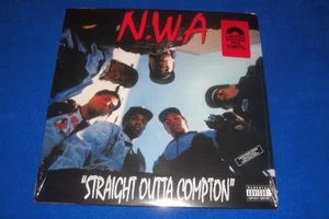 N.W.A STRAIGHT OUTTA COMPTON Red Vinyl 12”LP SEALED/Dr Dre/Eazy-E/Gangsta/NWA/US - Picture 1 of 4