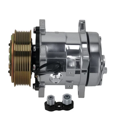 A/C Compressor w/ 8-Groove For Carrier Transicold PN 20-102-870 REDDOT 75R86132A - Image 1 of 4