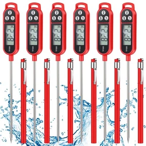 Meat Food Thermometer Food with Probe Water Liquid Instant Read Digital Therm... - Picture 1 of 7