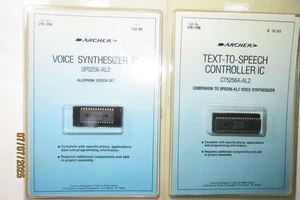 Circuits intégrés synthétiseur voix et texte SPO256-AL2 et CT5256A-AL2 - Neuf dans sa boîte - Photo 1/3