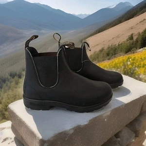 New! Blundstone 510 Leather Unisex Chelsea Boots Black US Mens 6.5, Women's 8.5 - Picture 1 of 16