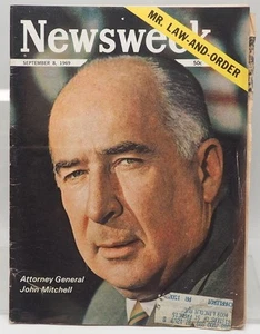 Newsweek Magazine September 8 1969 John Mitchell Vietnam Chappaquiddick - Picture 1 of 2