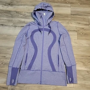 Lululemon Stride Jacket Women  6 Heathered Persian Purple Long Sleeve - Picture 1 of 8