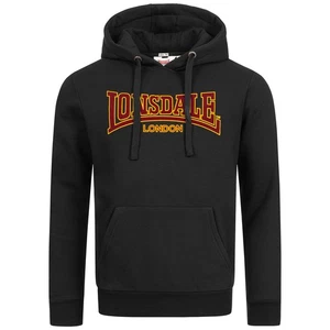 LONSDALE Hoody "Classic" | Black | Herren Sweatshirt mit Kapuze Londsdale - Picture 1 of 8