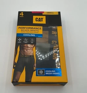 Herren Caterpillar 4er Pack Performance Boxershorts (klein) kühlendes Netzgewebe  - Bild 1 von 3