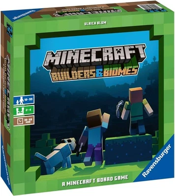 Ravensburger Minecraft Builders & Biomes Strategy Board Game - Image 1 of 4