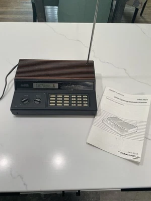 Realistic Vintage 60 Channel Pro-2024 Scanner With Original Booklet Tested Works - Image 1 of 4