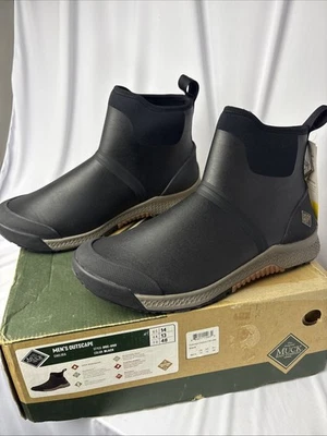 MUCK SHOES Мужская Outscape Chelsea черный OSC-000-BLK размер 14 новый коробка ярлыки 6» Ht - Изображение 1 из 4