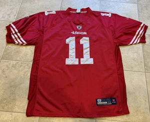San Francisco 49ers Reebok Trikot Herren Größe 54 A. Smith 11 Rot NFL Football Y2K - Bild 1 von 11