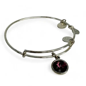 Alex und Ani Amethyst lila Bettelarmreif Armband Februar Geburtsstein - Bild 1 von 8