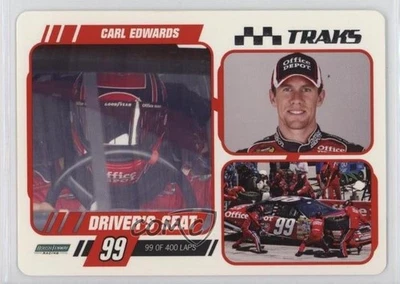 2007 Press Pass Traks Driver's Seat Door Number Laps Carl Edwards #DS24 - Image 1 of 2