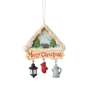 Jim Shore Navidad en el Lodge Ornamento 6017039 Nuevo para 2025 - Imagen 1 de 5