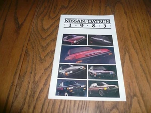 Nissan Datsun 1983 folleto de ventas - vintage - Imagen 1 de 8