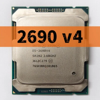 Intel Xeon E5-2690 v4 SR2N2 2.60 GHz 14 Cores 28T LGA2011-3 Server CPU Processor - Image 1 of 3