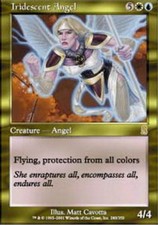 Iridescent Angel ~ Moderately Played Odyssey MTG Magic UltimateMTG Multi-Color C
