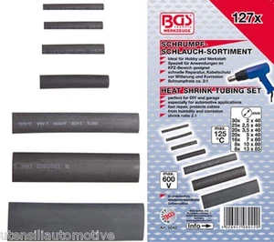 ASSORTIMENTO GUAINA TERMORESTRINGENTE NERA 127pz Bgs Germany - Imagen 1 de 1