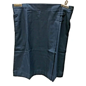 Lands' End Girls Uniform Below Knee A-Line Skirt Navy Size 16 - Picture 1 of 4