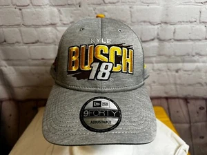Kyle Busch Joe Gibbs Racing New Era 9Forty Snapback Hat Cap NEW - Picture 1 of 5