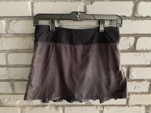 IVIVVA Lululemon Black Set the Pace Skirt Skort 14 Girl Women 2 - Picture 1 of 4