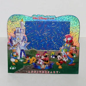Walt Disney World Photo Frame 30th Anniversary 2001 Mickey Minnie Pluto Goofy - Picture 1 of 11