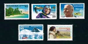 US Scott # C-127 ~ C-131 1990 - 1993 Airmails Set of 5 MNH - Picture 1 of 1