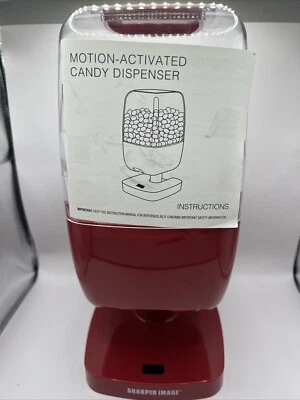 SHARPER IMAGE Touch-Free Motion Activated Sensor Red GUM / NUT / CANDY DISPENSER - Image 1 of 4