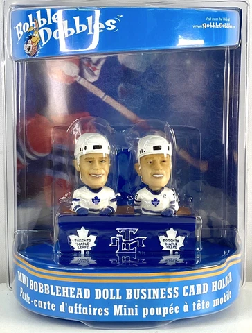 Mini Bobblehead Doll Business Card Holder - Toronto Maple Leafs Cover